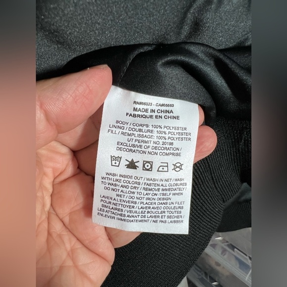 NWT JORDAN Flight Renegade Lost and Found Black Bomber Jacket Sz S - Picture 14 of 14